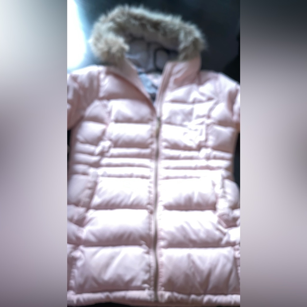 Baby pink Tommy Hilfiger winter jacket